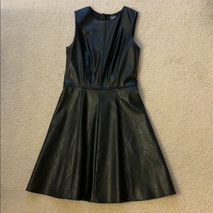 Vince Camuto Faux Leather Dress
